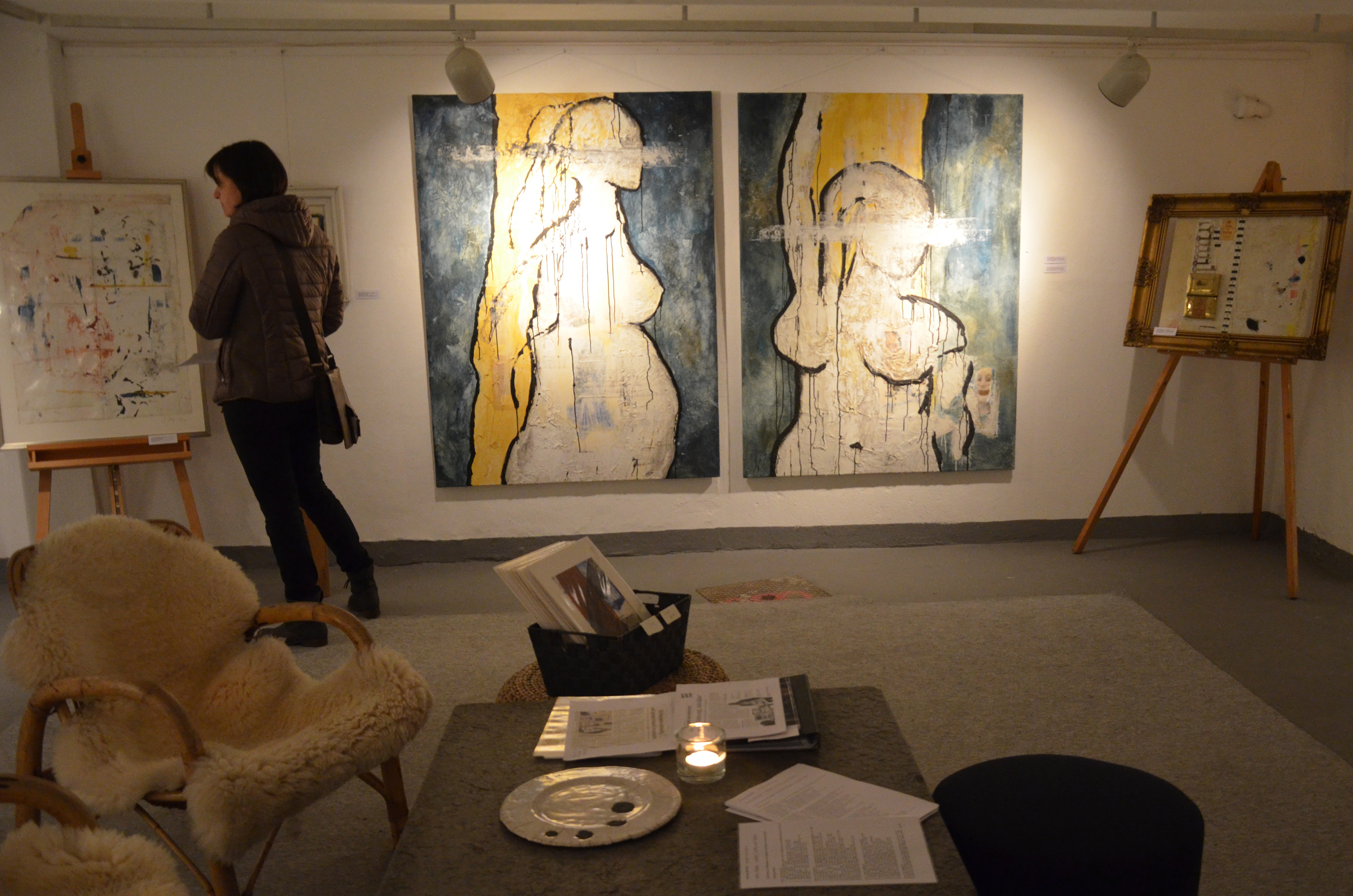 Kunstausstellung im Kelleratelier von Andrea Dörfers - Freiraum