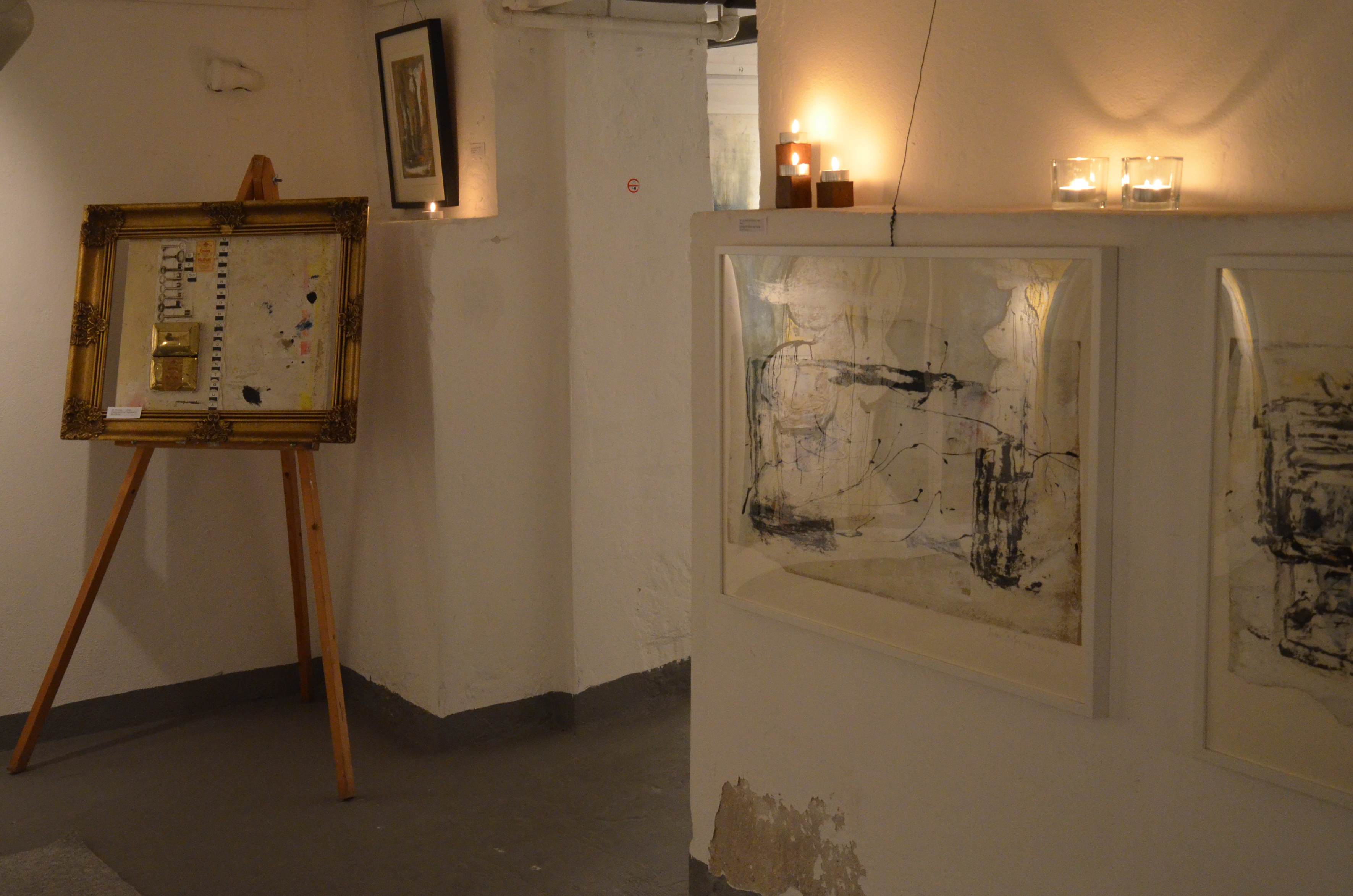 Kunstausstellung im Kelleratelier von Andrea Dörfers - Freiraum