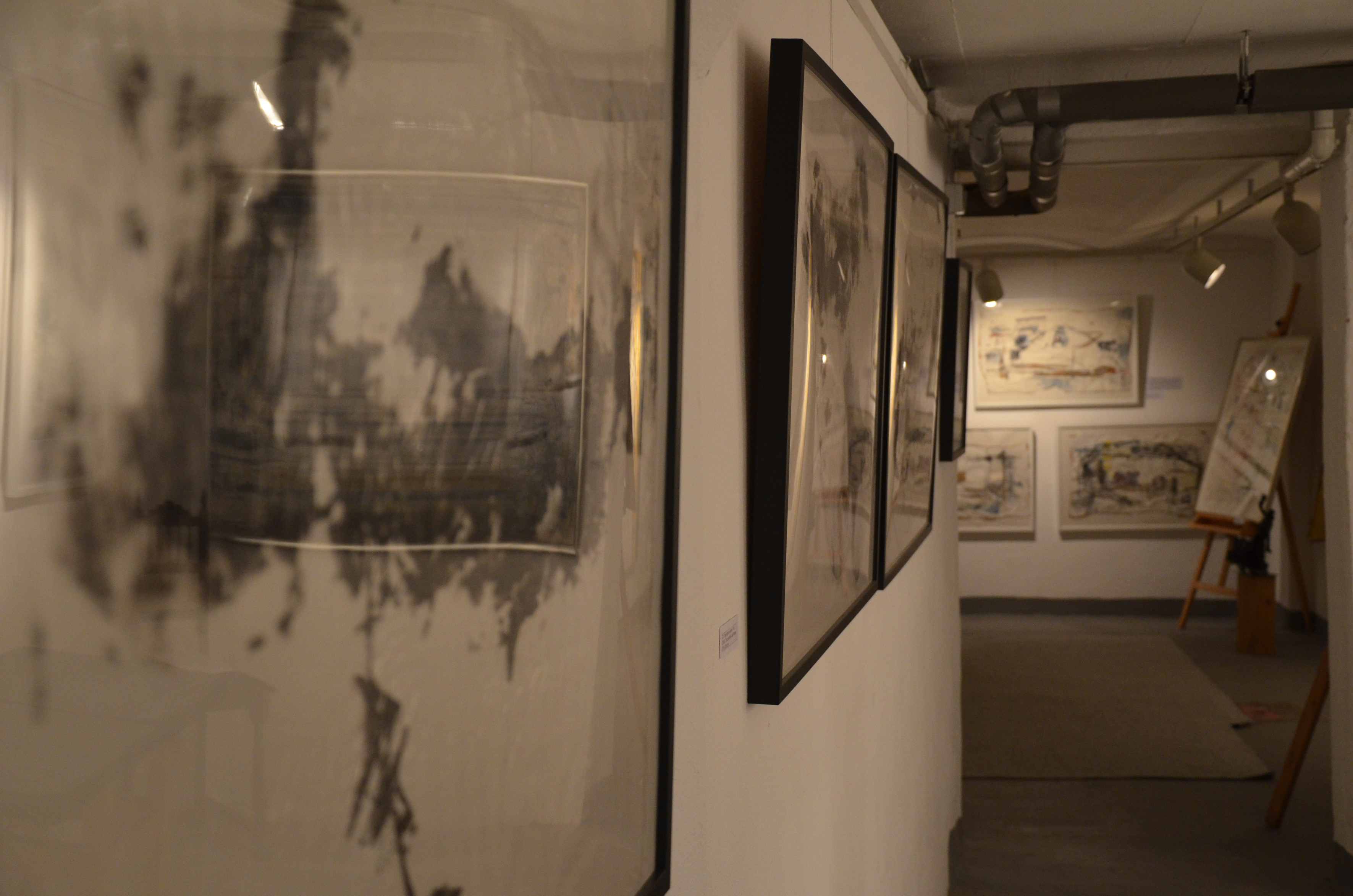 Kunstausstellung im Kelleratelier von Andrea Dörfers - Freiraum